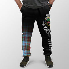 Anderson Ancient Tartan Crest Jogger Sweatpants - Alba Celtic Style