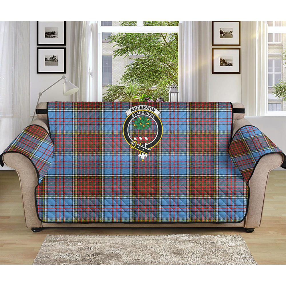 Anderson Modern Tartan Crest Sofa Protector