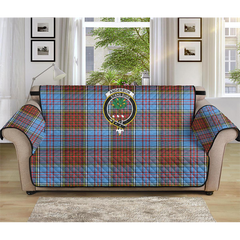 Anderson Modern Tartan Crest Sofa Protector