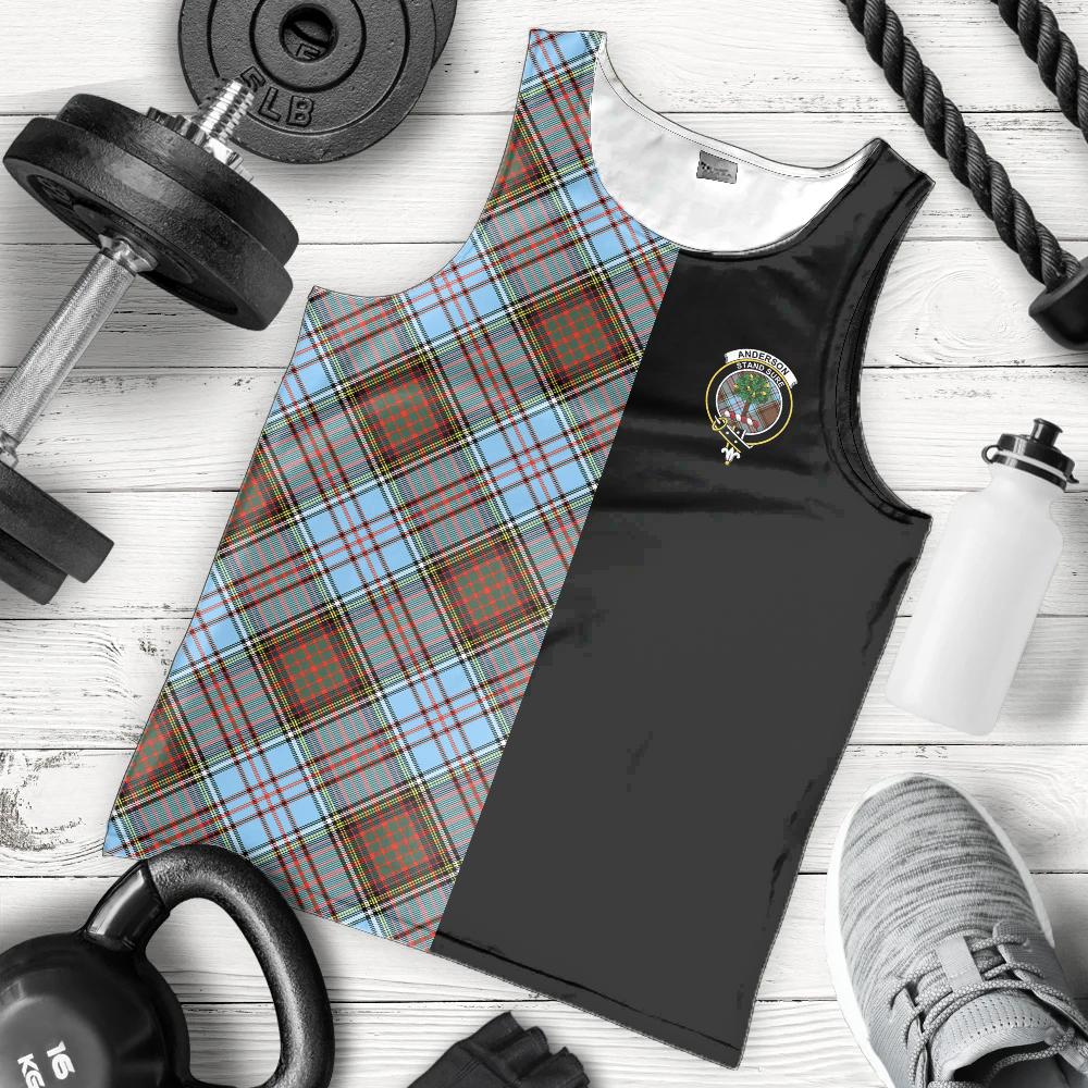 Anderson Ancient Tartan Crest Men's Tank Top - Cross Style