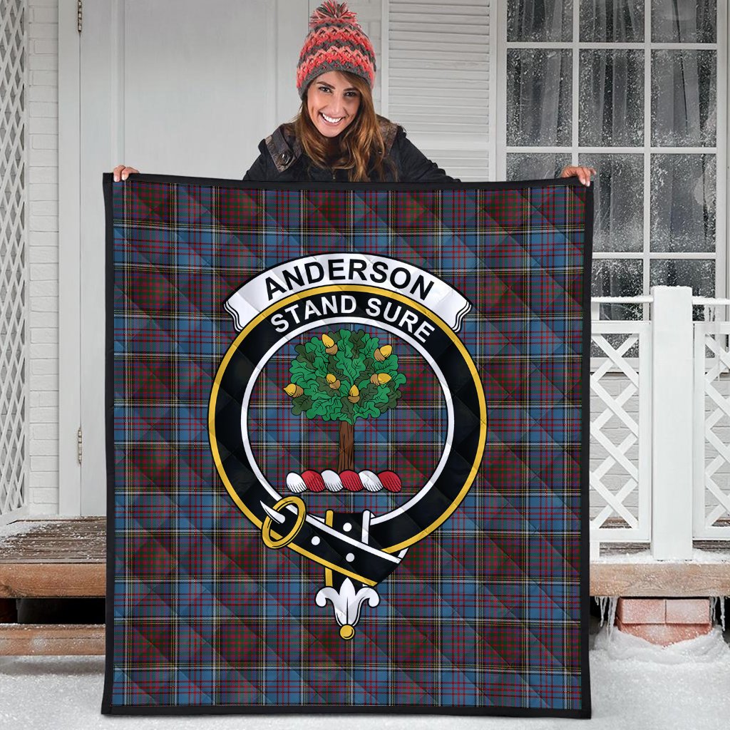 Anderson Highland Society of London Tartan Crest Quilt