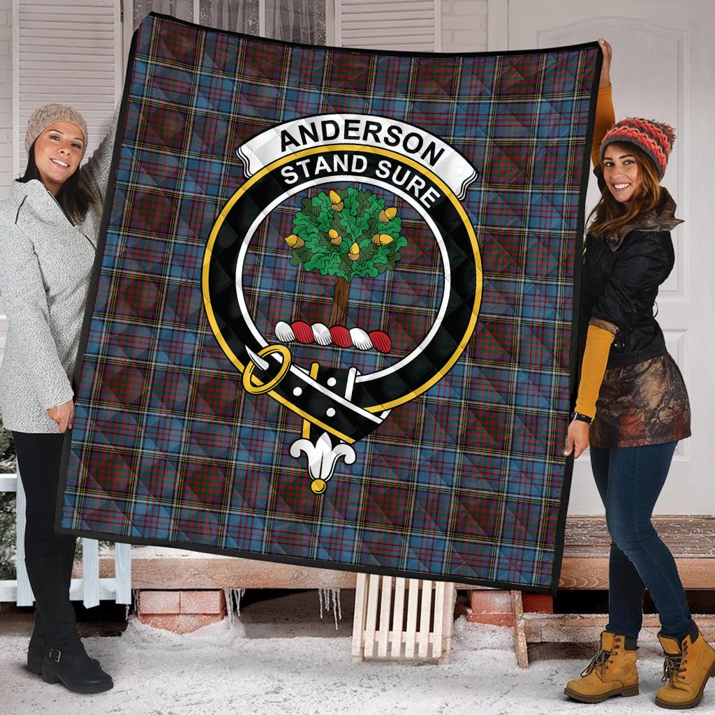 Anderson Highland Society of London Tartan Crest Quilt