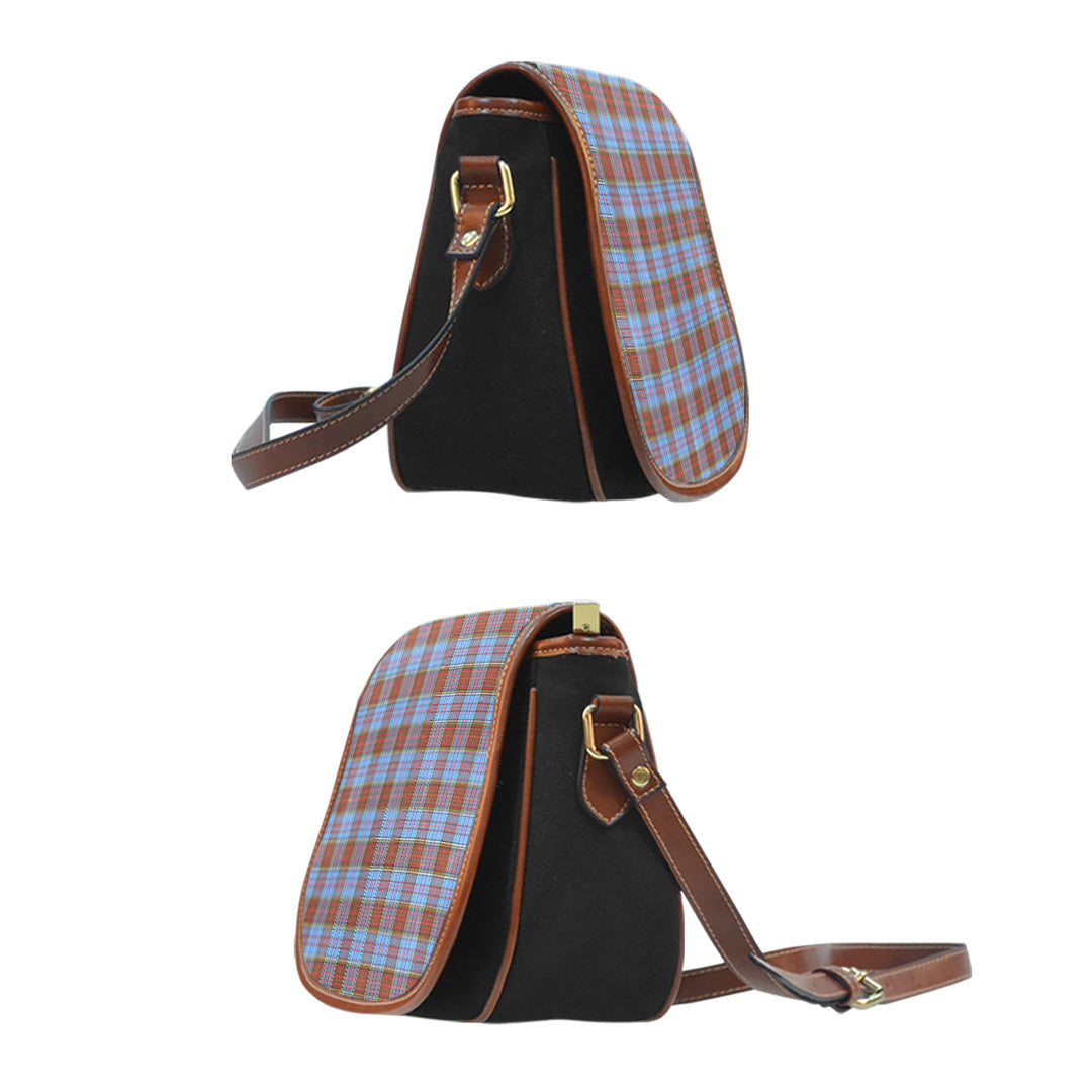 Anderson Modern Tartan Saddle Handbags