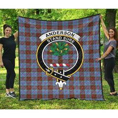 Anderson Modern Tartan Crest Quilt