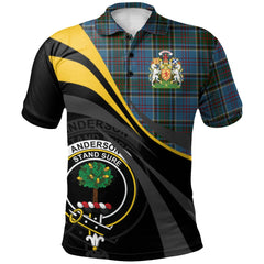 Anderson Old Makinlay Tartan Polo Shirt - Royal Coat Of Arms Style
