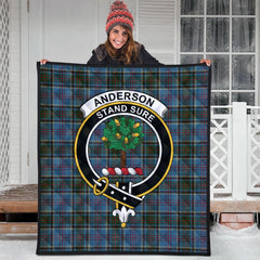Anderson Old Makinlay Tartan Crest Quilt