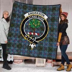 Anderson Old Makinlay Tartan Crest Quilt