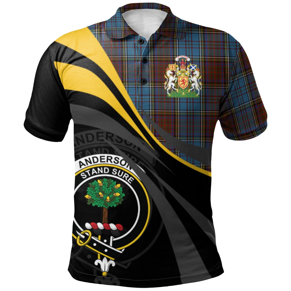 Anderson Paton Tartan Polo Shirt - Royal Coat Of Arms Style