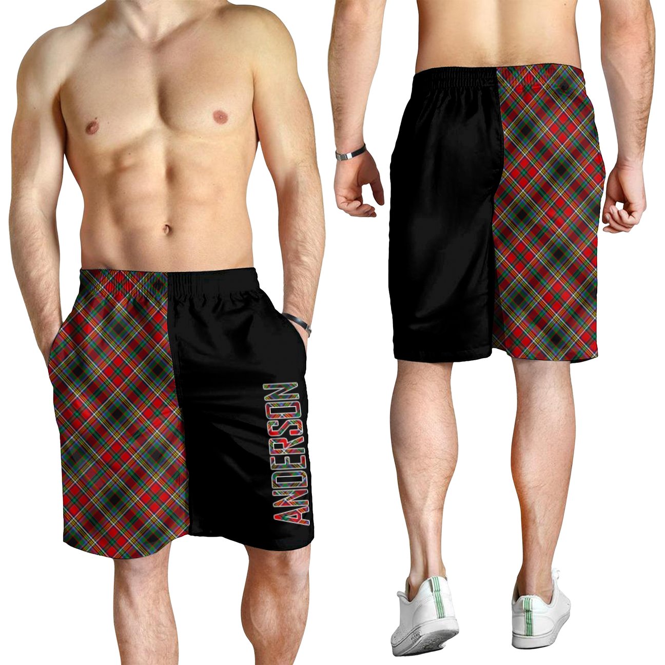 Anderson of Arbrake Tartan Crest Men's Short - Cross Style