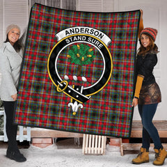 Anderson of Arbrake Tartan Crest Quilt