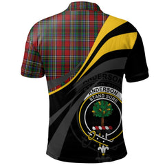 Anderson of Ardbrake Tartan Polo Shirt - Royal Coat Of Arms Style