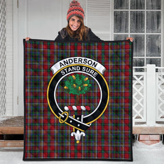 Anderson of Ardbrake Tartan Crest Quilt