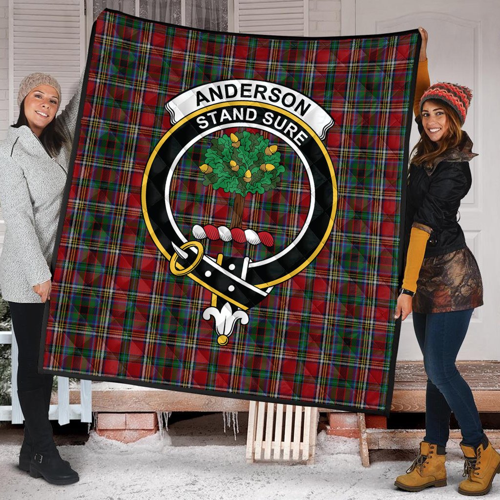 Anderson of Ardbrake Tartan Crest Quilt