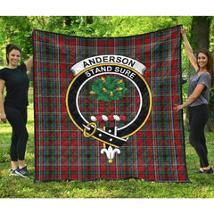 Anderson of Ardbrake Tartan Crest Quilt