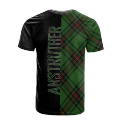 Anstruther Tartan T-Shirt Half of Me - Cross Style