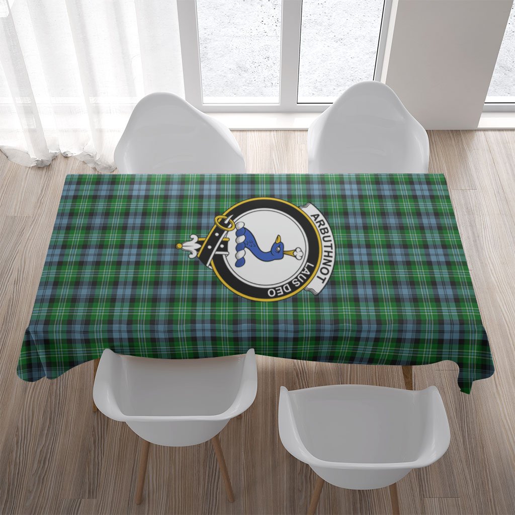 Arbuthnot Tartan Crest Tablecloth