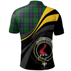 Armstrong Tartan Polo Shirt - Royal Coat Of Arms Style