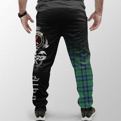 Armstrong Ancient Tartan Crest Jogger Sweatpants - Alba Celtic Style