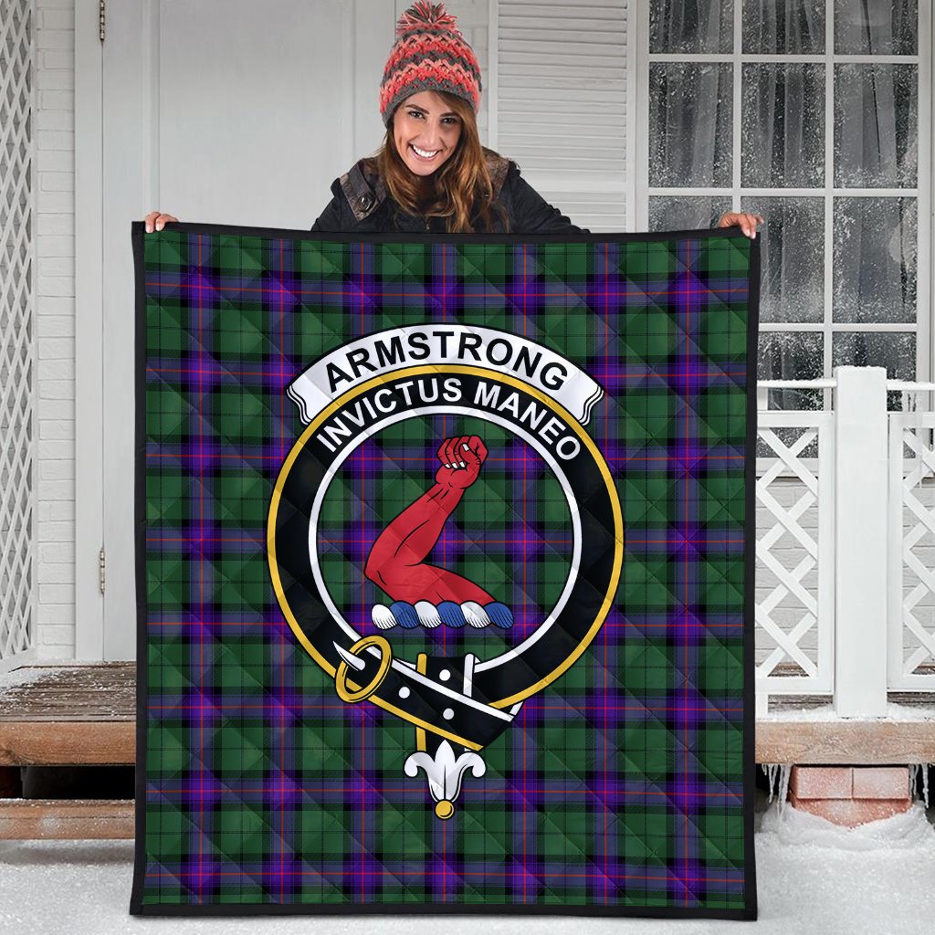 Armstrong Modern Tartan Crest Quilt