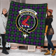 Armstrong Modern Tartan Crest Quilt