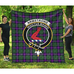 Armstrong Modern Tartan Crest Quilt