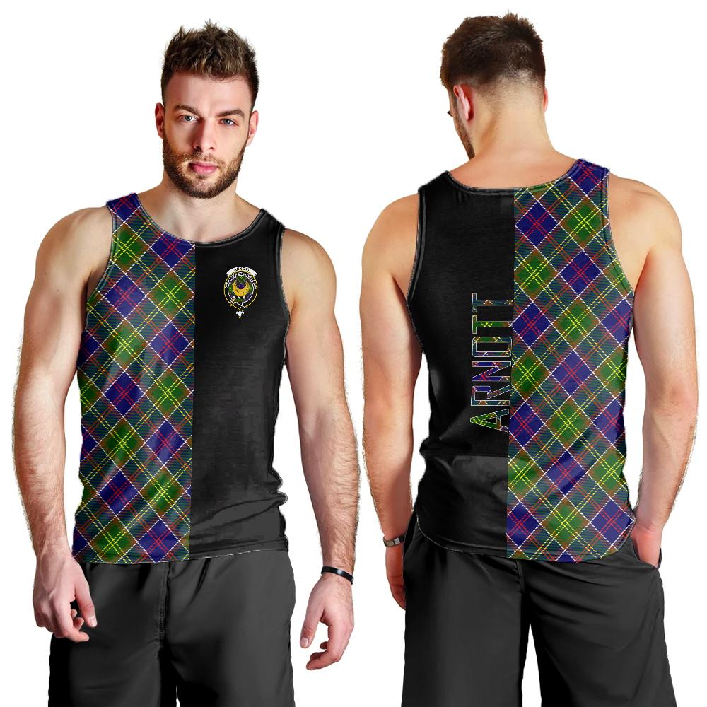 Arnott Tartan Crest Men's Tank Top - Cross Style