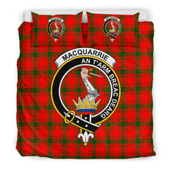 Macquarrie Family Tartan Crest Bedding Set