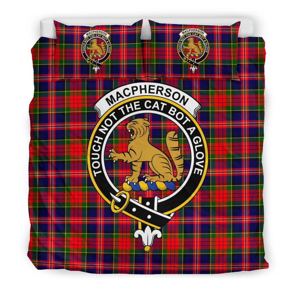 Macpherson (Chief) Family Tartan Crest Bedding Set