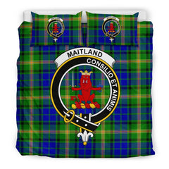 Maitland Family Tartan Crest Bedding Set