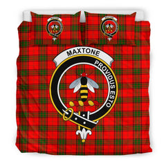Maxtone Family Tartan Crest Bedding Set