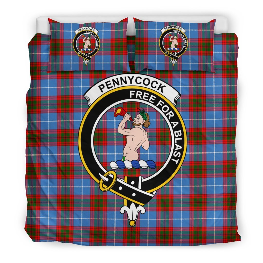 Pennycook Family Tartan Crest Bedding Set