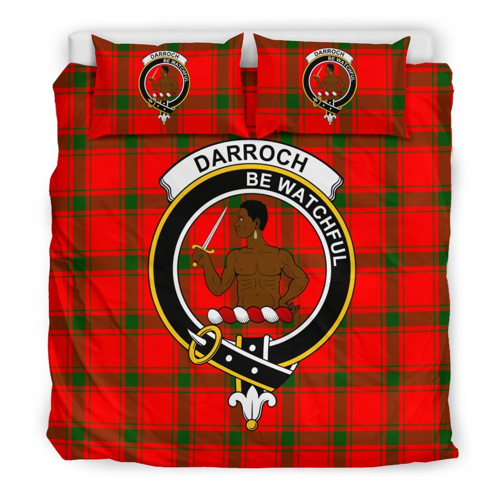 Darroch (Of Gourock) Tartan Crest Bedding Set