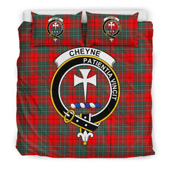 Cheyne Family Tartan Crest Bedding Set