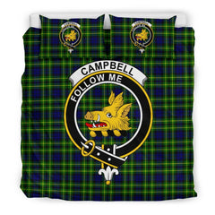 Campbell (Of Breadalbane) Family Tartan Crest Bedding Set