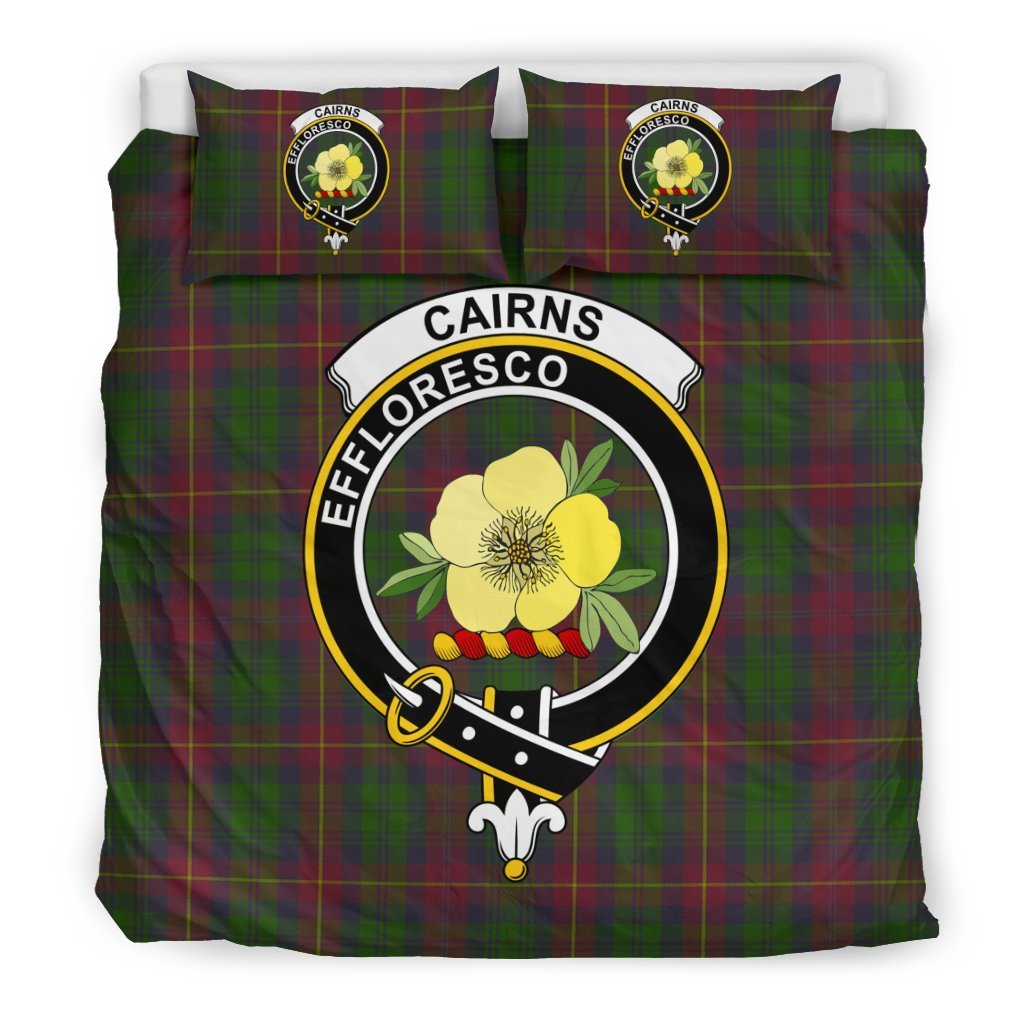 Cairns Family Tartan Crest Bedding Set