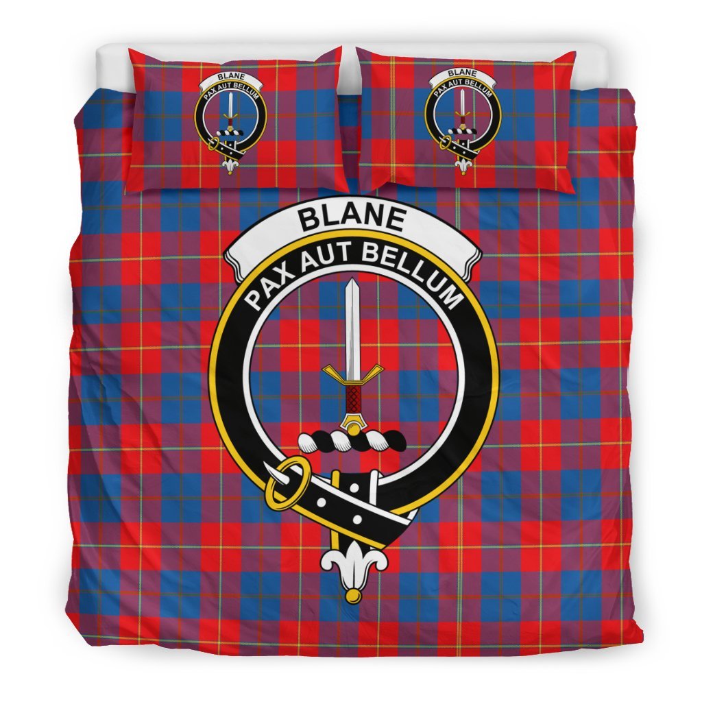 Blane Family Tartan Crest Bedding Set