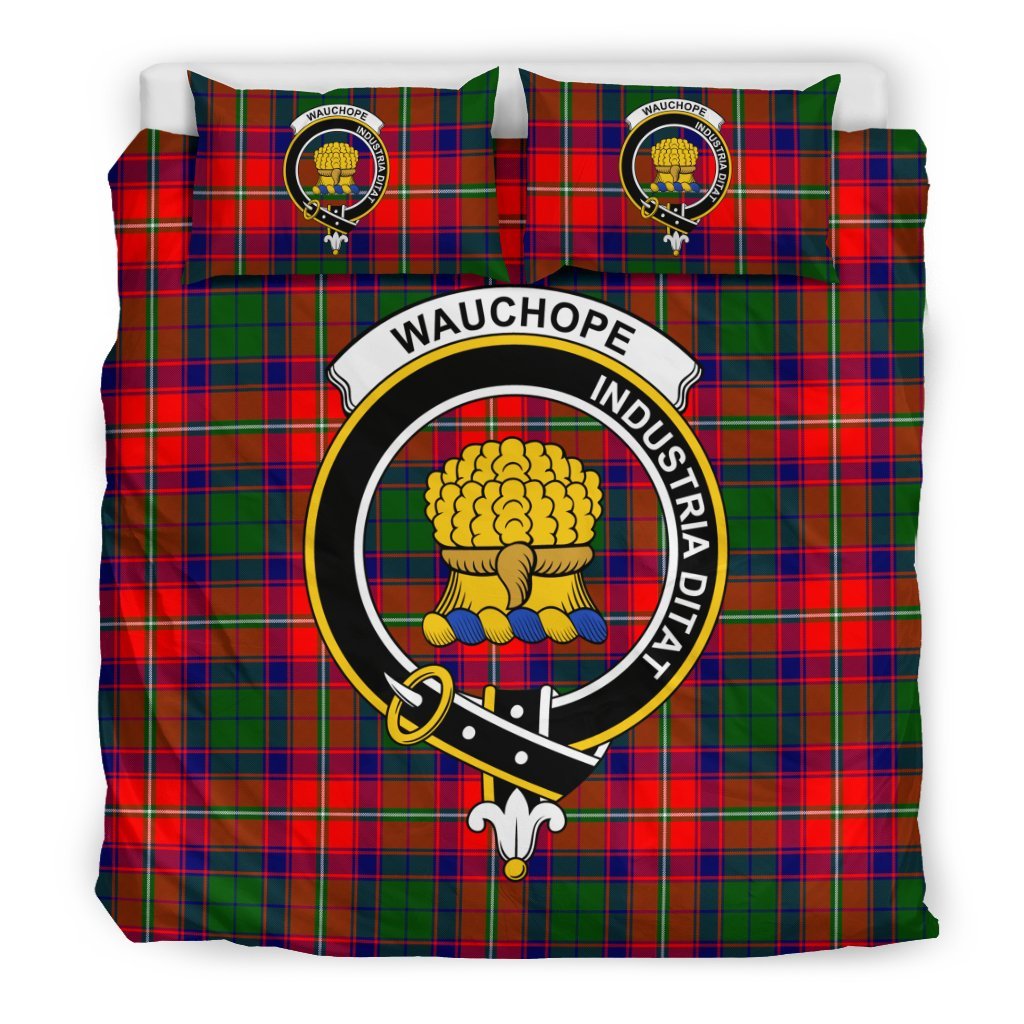 Wauchope (Or Waugh) Family Tartan Crest Bedding Set