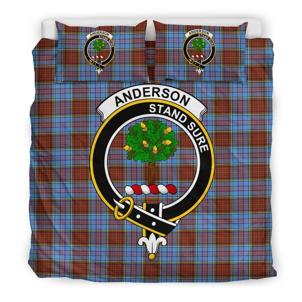 Anderson Family Tartan Crest Bedding Set