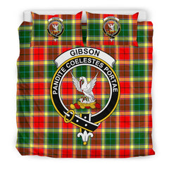 Gibson Family Tartan Crest Bedding Set