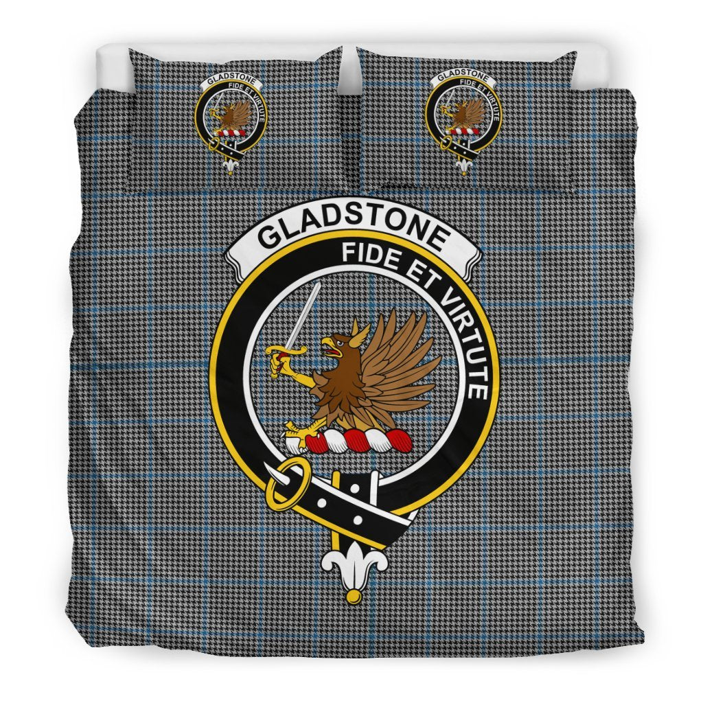 Gladstone (Or Gladstanes) Family Tartan Crest Bedding Set