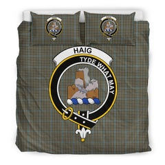 Haig Family Tartan Crest Bedding Set