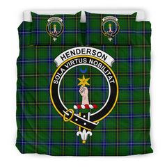 Henderson (Mackendrick) Family Modern Tartan Crest Bedding Set