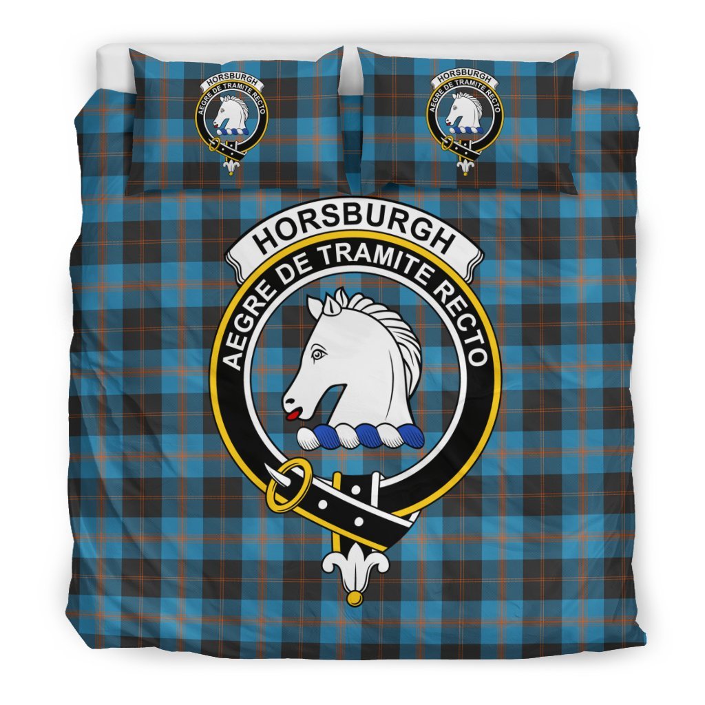Horsburgh Family Tartan Crest Bedding Set