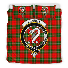 Lennox Family Tartan Crest Bedding Set