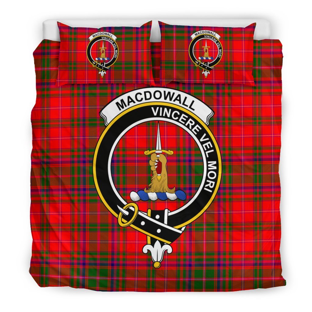 Macdowall (Of Garthland) Tartan Crest Bedding Set