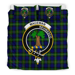 Macewan Family Tartan Crest Bedding Set