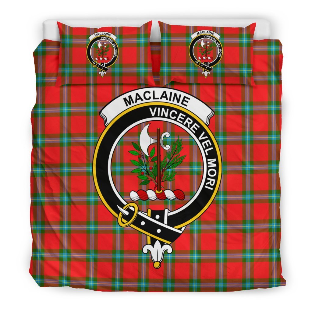 Maclaine (Of Lochbuie) Family Tartan Crest Bedding Set