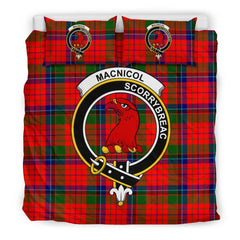 Macnicol (Of Scorrybreac) Family Tartan Crest Bedding Set