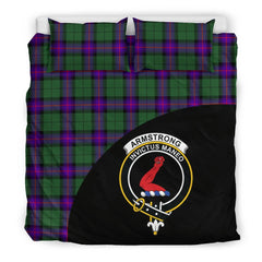 Armstrong Modern Tartan Crest Wave Style Bedding Set