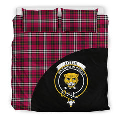 Little Family Tartan Crest Wave Style Bedding Set